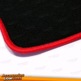 ALFOMBRILLAS SERIE 3 E30 SIN LOGO RIBETE ROJO