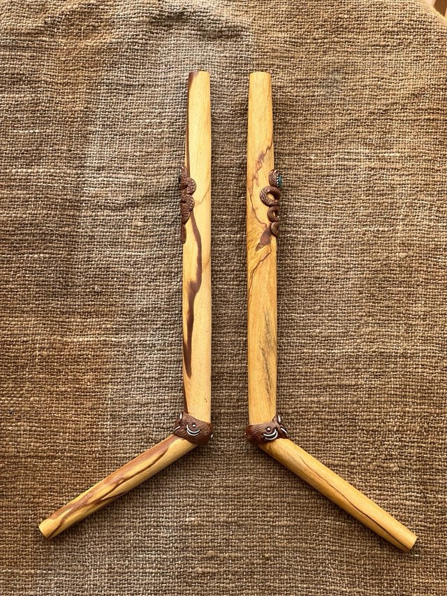 Tepi soplador de rapé madera de palosanto