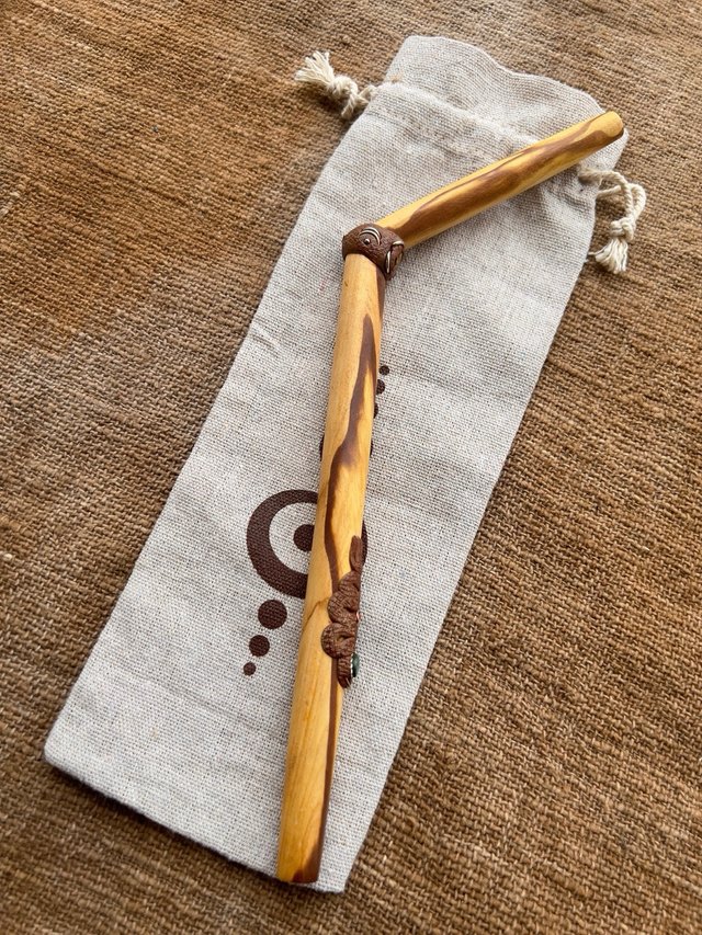 Tepi soplador de rapé madera de palosanto