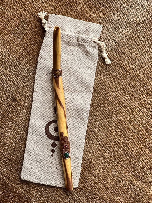 Tepi soplador de rapé madera de palosanto