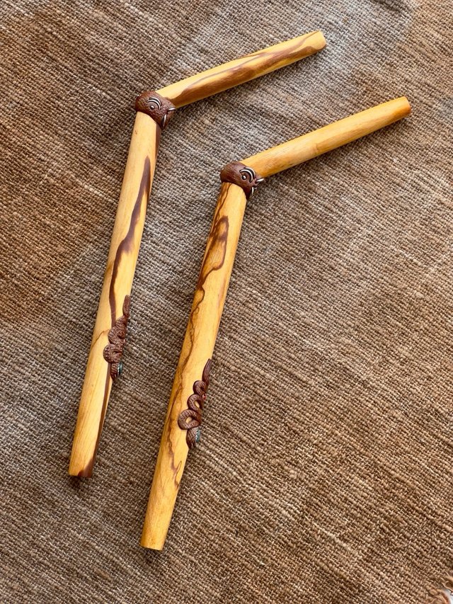 Tepi soplador de rapé madera de palosanto