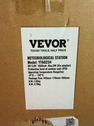 Estación Meteorológica VEVOR 7 en 1
