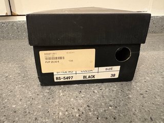 Sandalias Slingback Tacón Negro