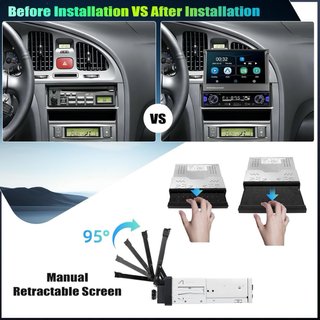 NUEVO! (105€) Radio Coche 1 Din Pantalla Táctil HD
