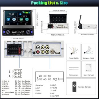 NUEVO! (105€) Radio Coche 1 Din Pantalla Táctil HD