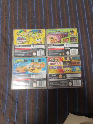 Pack 4 Juegos Bob Esponja Nintendo DS