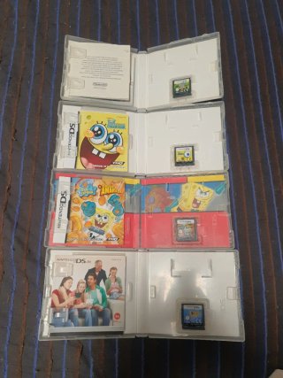 Pack 4 Juegos Bob Esponja Nintendo DS