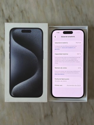 IPHONE 15 PRO 128GB - PERFECTO ESTADO