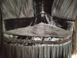 Vestido largo plisado Dilek Hanif Koton Talla L