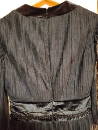 Vestido largo plisado Dilek Hanif Koton Talla L
