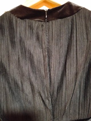 Vestido largo plisado Dilek Hanif Koton Talla L