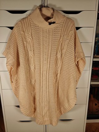 Poncho Sfera Beige Talla M