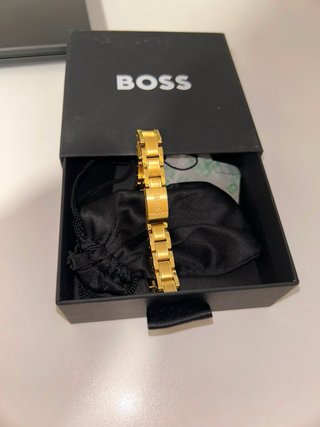 Pulsera Hombre Hugo Boss Dorada acero inoxidable
