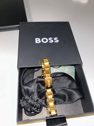 Pulsera Hombre Hugo Boss Dorada acero inoxidable