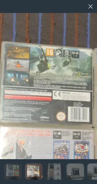 Lote 4 Juegos Nintendo DS: Call of Duty, bob espon