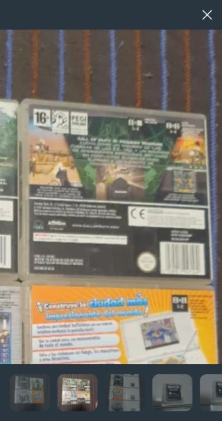Lote 4 Juegos Nintendo DS: Call of Duty, bob espon
