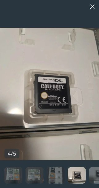 Lote 4 Juegos Nintendo DS: Call of Duty, bob espon