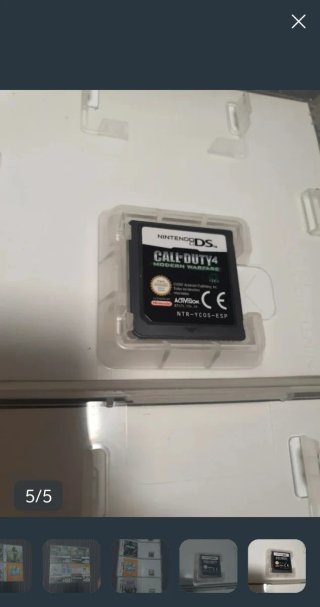 Lote 4 Juegos Nintendo DS: Call of Duty, bob espon