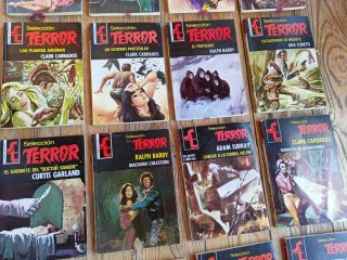 Lote de novelas de terror (ed. Bruguera)