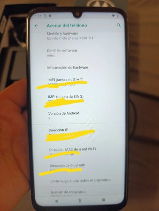 Moto G8 Plus Blu