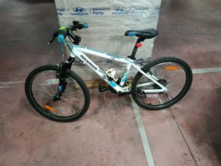 Bicicleta Montaña 24 Rockrider Blanca