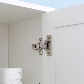 Colonna Bagno Salvaspazio in Legno con Specchio e