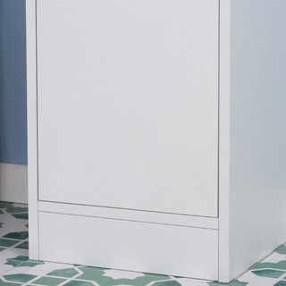 Colonna Bagno Salvaspazio in Legno con Specchio e