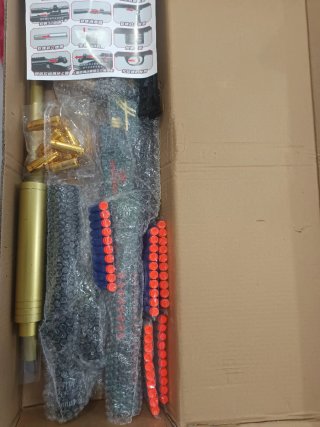 Rifle de precisão de brinquedo com acessórios
