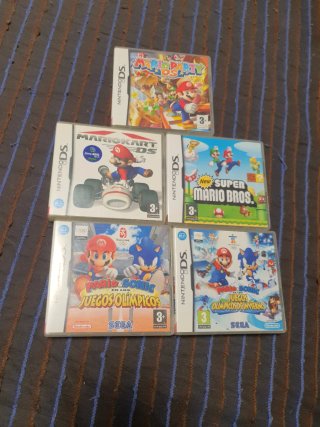 Nintendo DS Juegos Mario Kart y Sonic