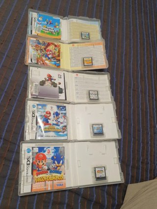 Nintendo DS Juegos Mario Kart y Sonic