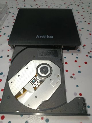 Antika DVD-RW Externo Portátil USB 3.0