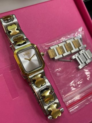Reloj Tous bicolor dorado y plateado