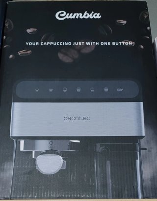 Cafetera Semiautomática Negra