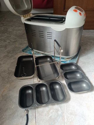 Panificadora Imetec Zero Glu con Accesorios