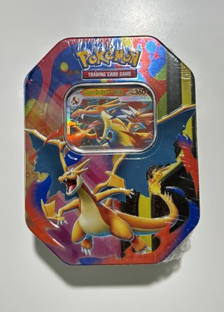 Pokemon Lata Mega Charizard Y EX Español