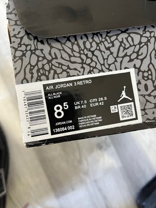 Zapatillas Jordan Negras