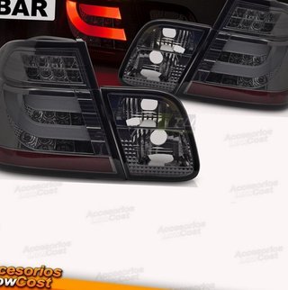 PILOTOS TRASEROS LED AHUMADO para BMW E46 98-01 S