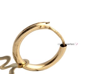 argollas oro 18k