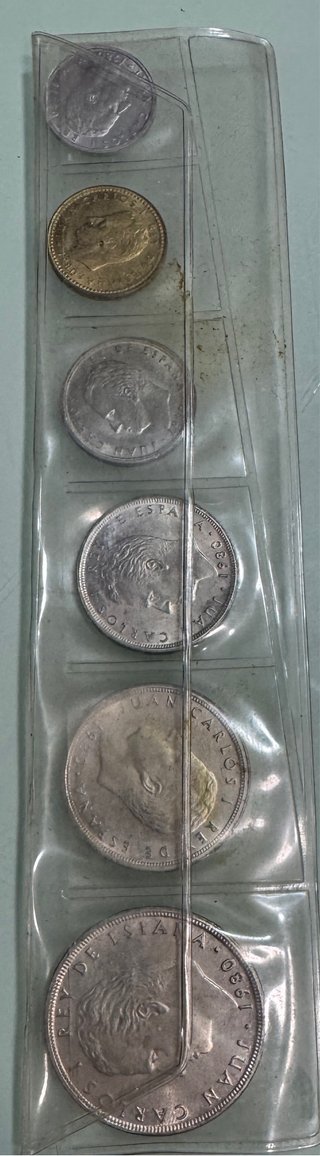 Lote 6 monedas Peseta Mundial 82