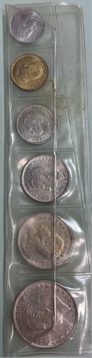 Lote 6 monedas Peseta Mundial 82
