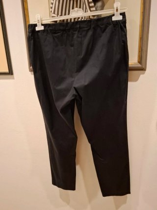 Pantaloni donna neri cotone Marina Rinaldi