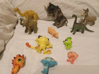 Lote Juguetes Mario, Minions, Yoshi