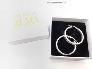 argollas plata 925mm