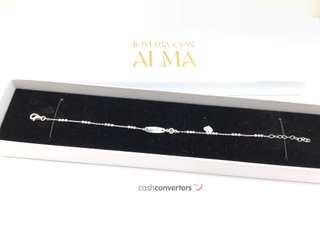 pulsera plata 925mm con piedra con circonita