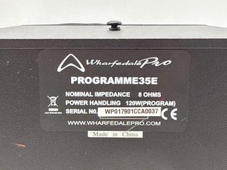 altavoces hifi wharfedale pro programme35e