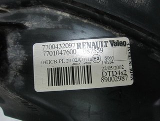 Faro derecho 7700432097 renault scenic rx4 1486265