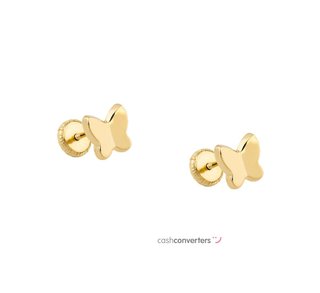 pendientes oro 18k con piedra