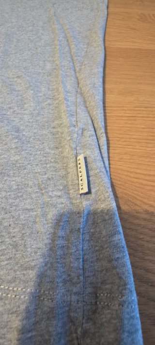 Camiseta Scalpers gris algodón talla L