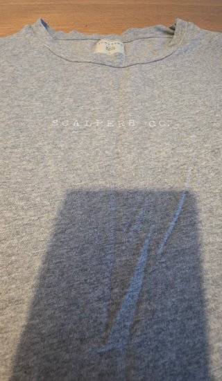 Camiseta Scalpers gris algodón talla L