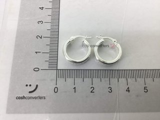 argollas plata 925mm